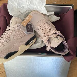 Jordan Women's Sneakers - Fossil Stone and Metallic Pewter